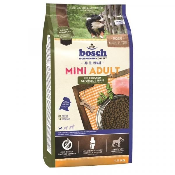 ARDEBO.de Bosch Mini Adult Geflügel & Hirse  1 kg