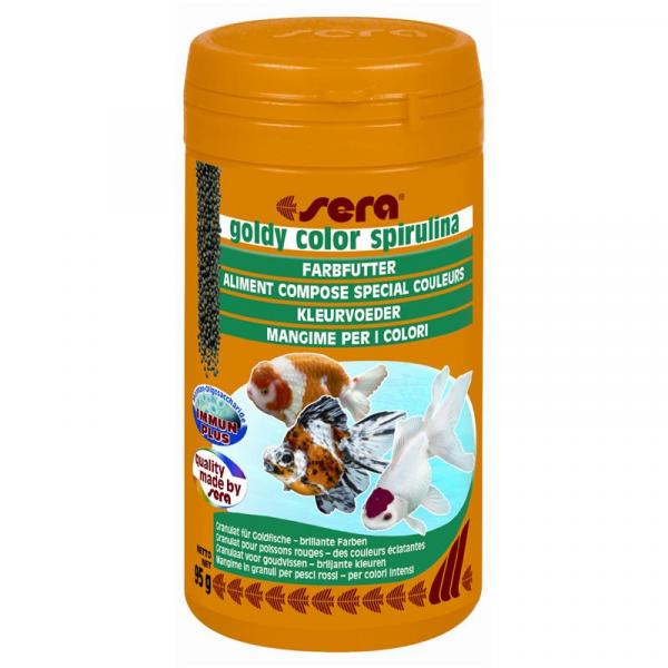 ARDEBO.de sera Goldy Color Spirulina Nature 95 g / 250 ml