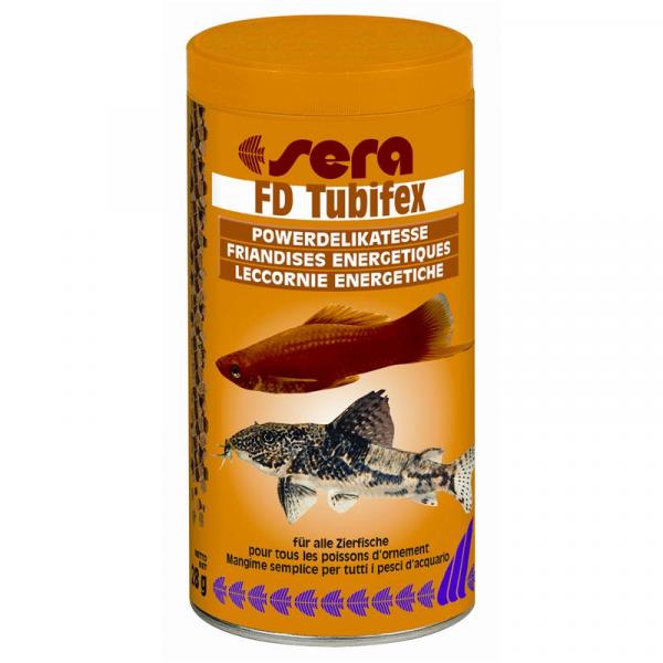 ARDEBO.de sera FD Tubifex Nature 250 ml