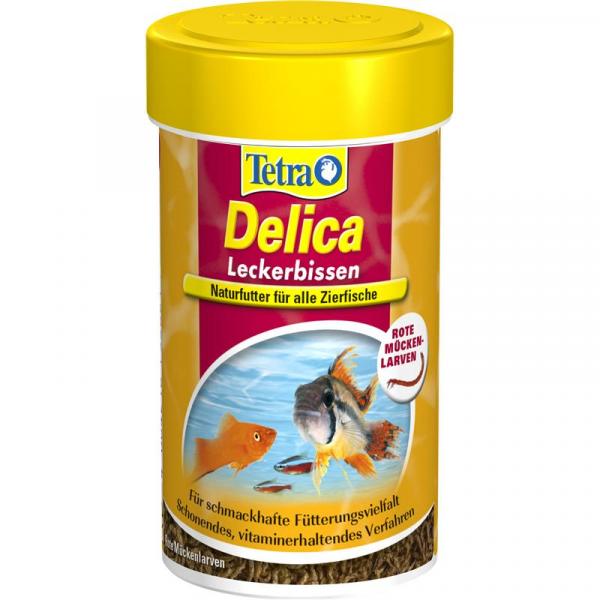 ARDEBO.de Tetra Delica Rote Mückenlarven 100 ml