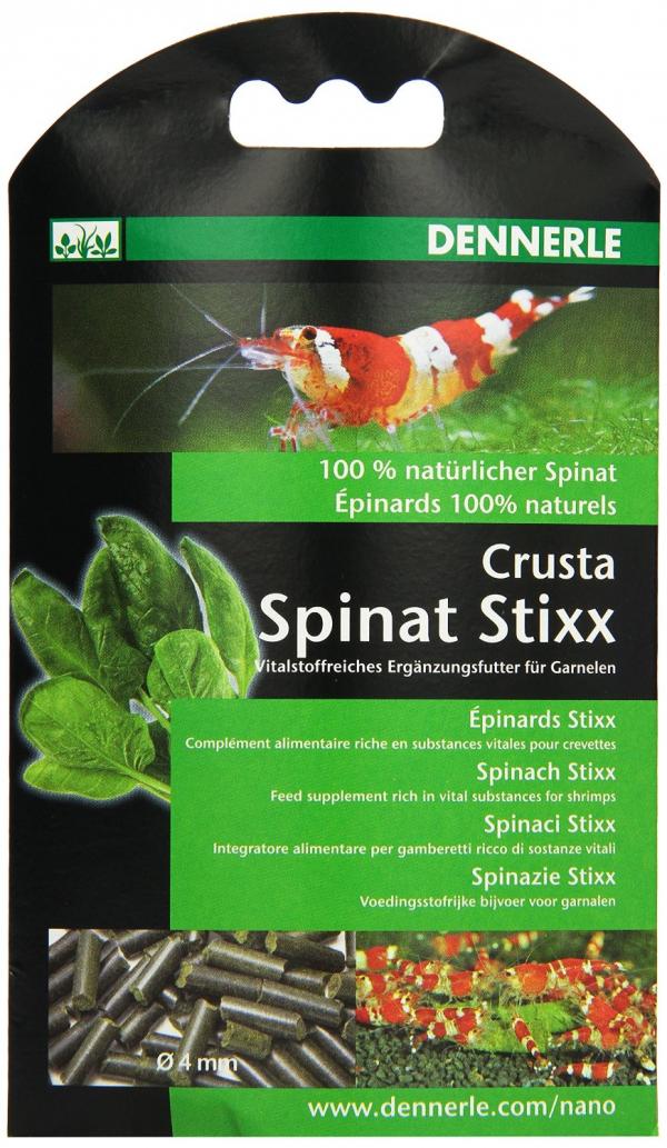 ARDEBO.de Dennerle Nano Crusta Spinat Stixx 30 g