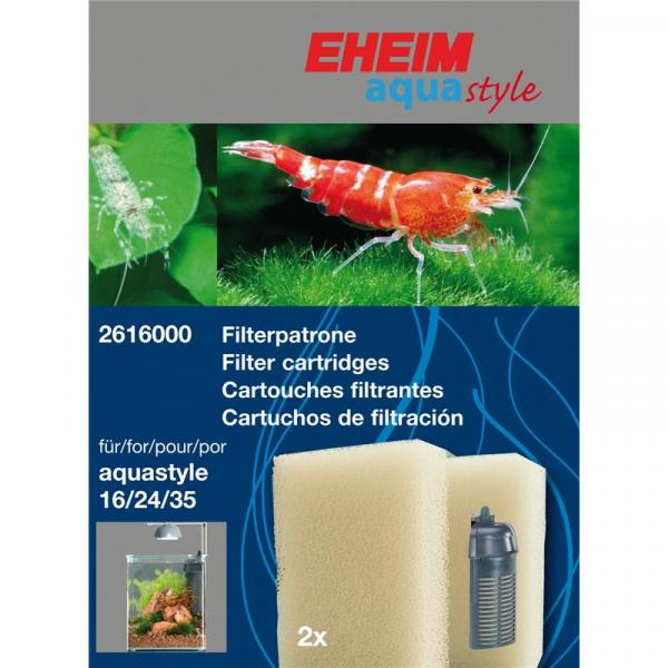 ARDEBO.de EHEIM Filterpatrone für EHEIM aquastyle 16, 24, 35 & aquaCorner 60 2 Stück