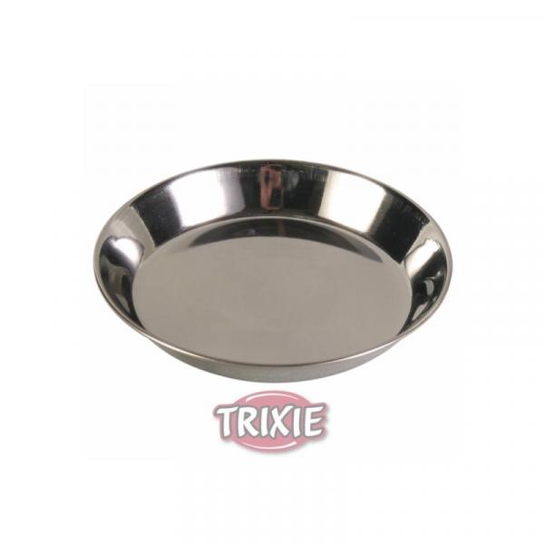 ARDEBO.de Trixie Napf, Katze, Edelstahl 0,2 l  13 cm