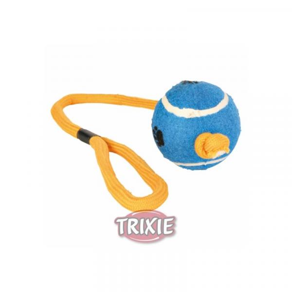 ARDEBO.de Trixie Tennisball am Seil  6 cm 50 cm