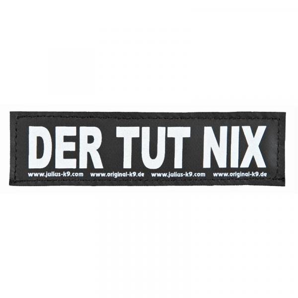 ARDEBO.de 2 Julius-K9 Klettsticker DER TUT NIX