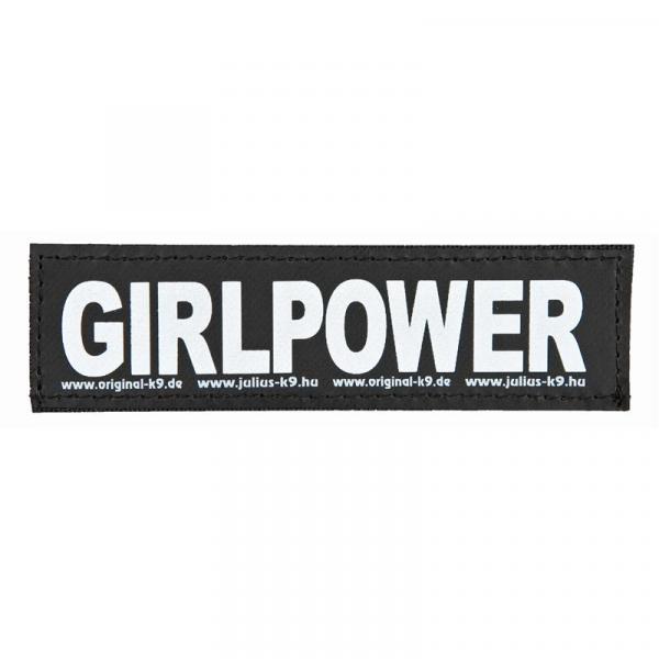 ARDEBO.de 2 Julius-K9 Klettsticker GIRLPOWER