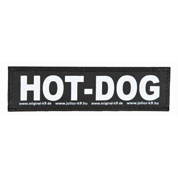 ARDEBO.de 2 Julius-K9 Klettsticker HOT DOG