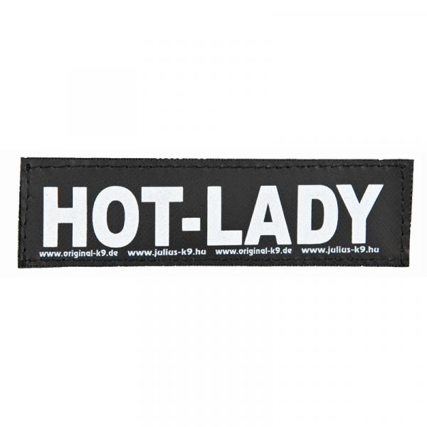 ARDEBO.de 2 Julius-K9 Klettsticker HOT LADY