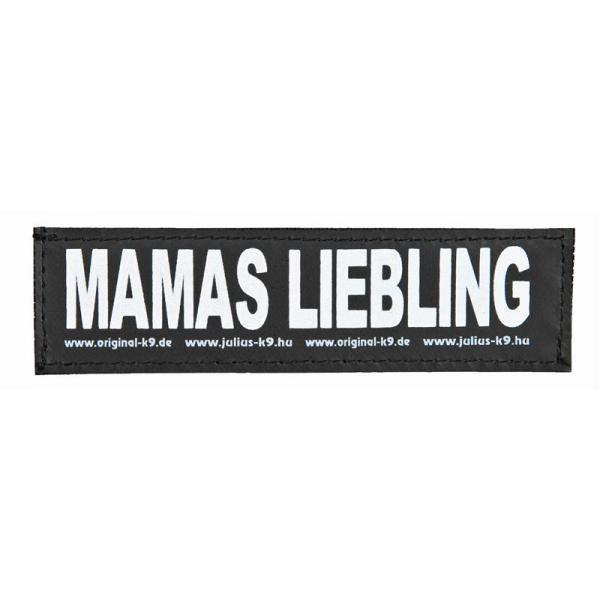 ARDEBO.de 2 Julius-K9 Klettsticker MAMAS LIEBLING