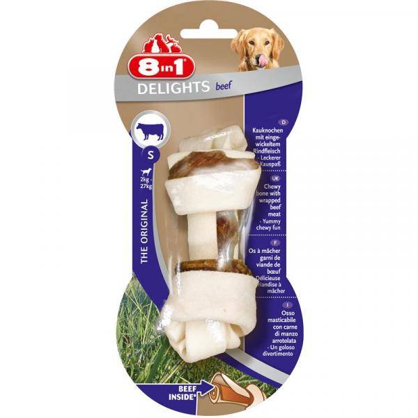 ARDEBO.de 8in1 Delights Kauknochen Beef S