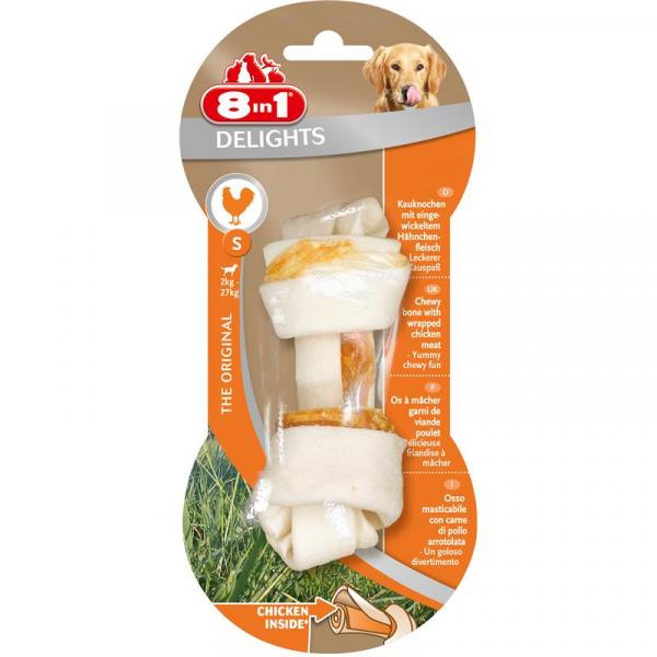 ARDEBO.de 8in1 Delights Kauknochen Chicken S