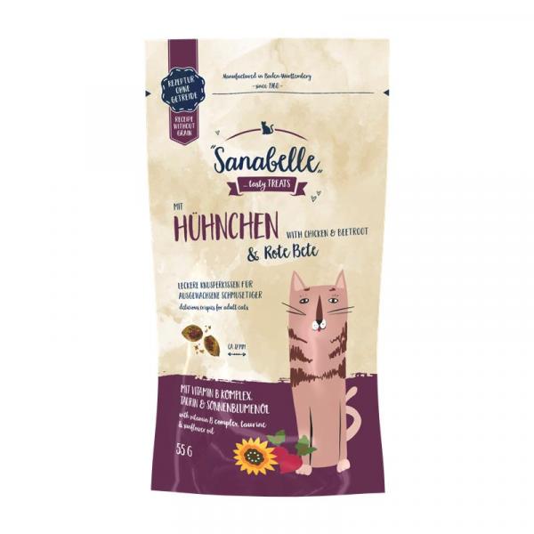 ARDEBO.de Sanabelle Knusperkissen Huhn & Rote Beete 55 g