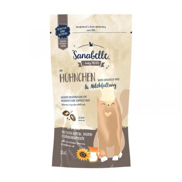 ARDEBO.de Sanabelle Knusperkissen Huhn & Milch 55 g