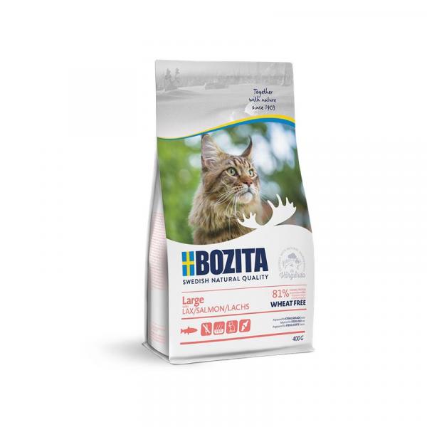 ARDEBO.de Bozita Large Wheat free mit Lachs 400 g