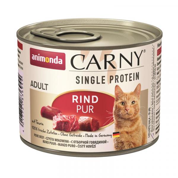 ARDEBO.de Animonda Cat Carny Adult Single Protein Rind pur 200g