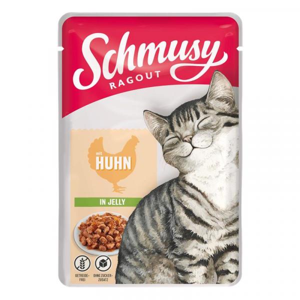 ARDEBO.de Schmusy Ragout mit Huhn in Jelly 100g