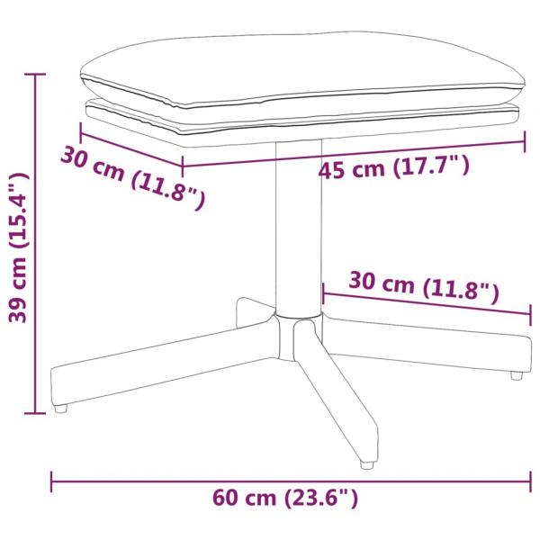 Fußhocker Weinrot 60x60x36 cm Samt