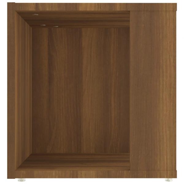 Beistelltisch Braun Eichen-Optik 33x33x34,5 cm Holzwerkstoff