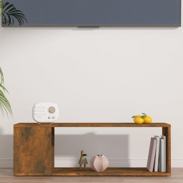 TV-Schrank Räuchereiche 100x24x32 cm Holzwerkstoff