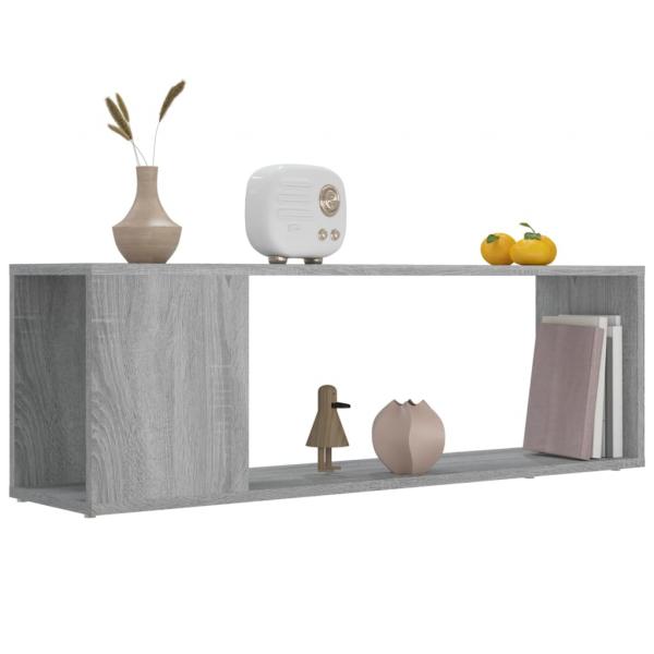 TV-Schrank Grau Sonoma 100x24x32 cm Holzwerkstoff