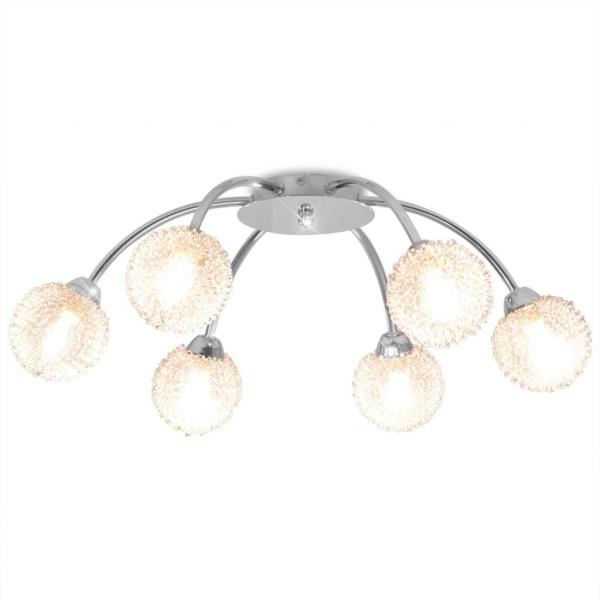 Deckenleuchte mit 6 LED-Glühlampen G9 240 W