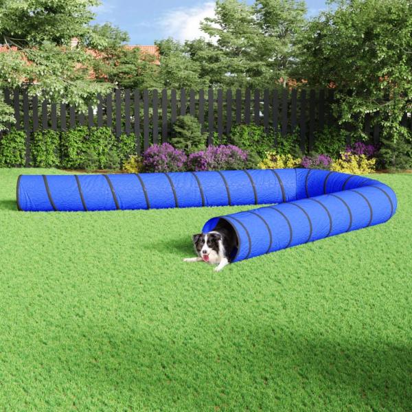 ARDEBO.de - Hundetunnel Blau Ø 55x1000 cm Polyester