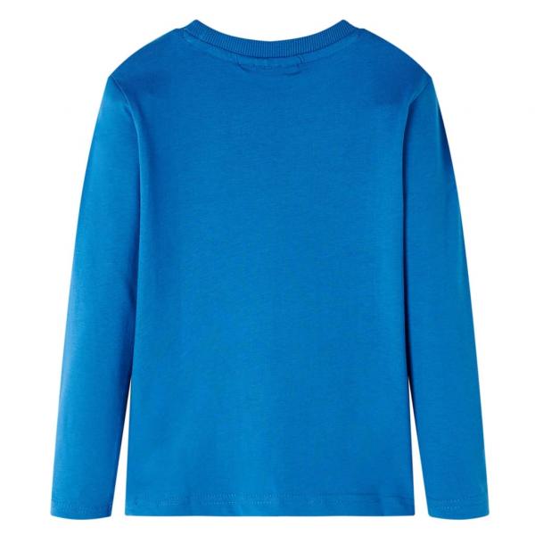 Kinder-Langarmshirt Petrolblau 140