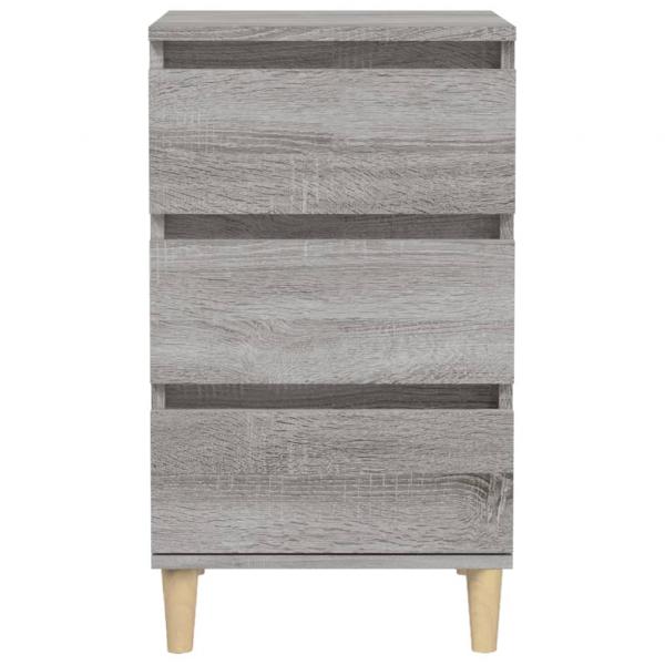 Nachttisch Grau Sonoma 40x35x70 cm Holzwerkstoff