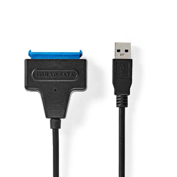 ARDEBO.de - Festplatten-Adapter | USB 3.2 Gen1 | 2.5 " | SATA l, ll, lll | Stromversorgung über USB