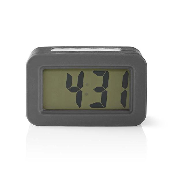 ARDEBO.de - Digital-Schreibtisch-Wecker | Backlight LCD | 3.5 cm | Backlight | Snooze-Funktion | Nein | Grau / Weiss