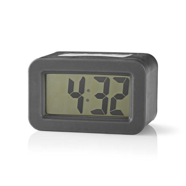 Digital-Schreibtisch-Wecker | Backlight LCD | 3.5 cm | Backlight | Snooze-Funktion | Nein | Grau / Weiss