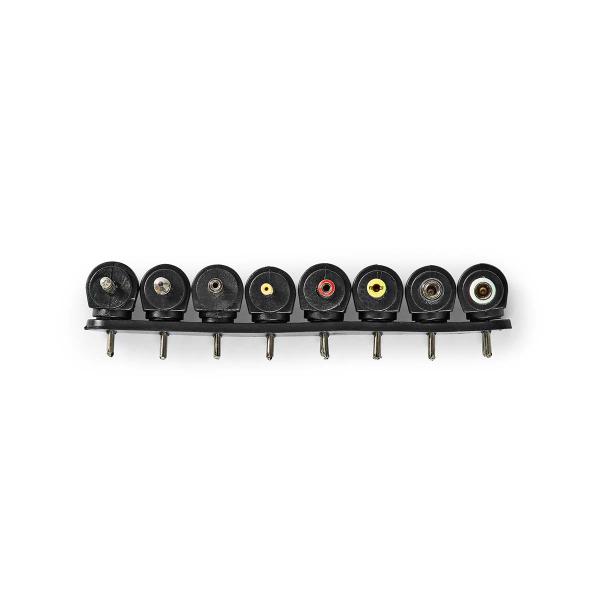 Universal-Netzteil | 18 W | 3 - 12 V DC | 1.10 m | 1.5 A | 8 plug(s) | Schwarz