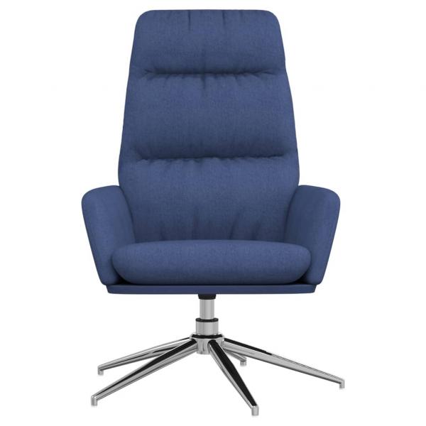 Relaxsessel Blau Stoff