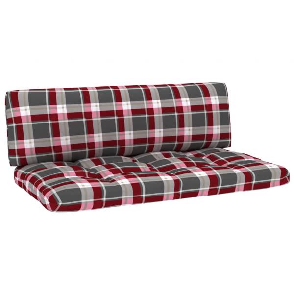 Outdoor-Mittelsofa Paletten Kiefernholz Imprägniert Weiß