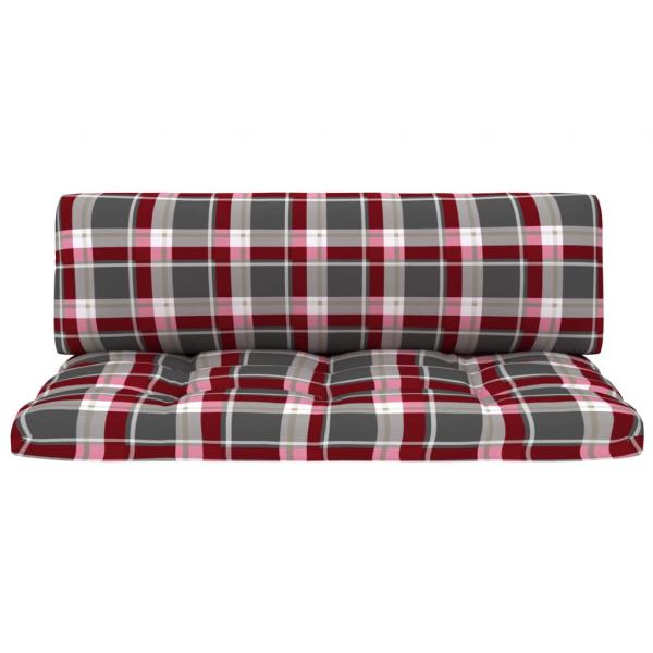 Outdoor-Mittelsofa Paletten Kiefernholz Imprägniert Weiß