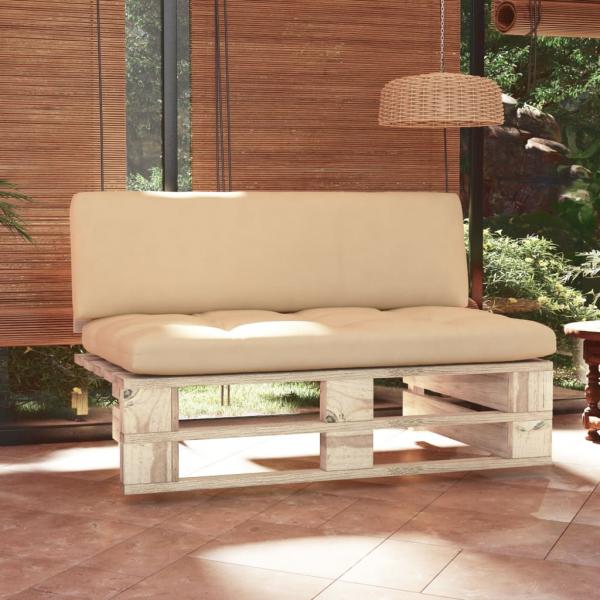 ARDEBO.de - Outdoor-Mittelsofa Paletten Imprägniertes Kiefernholz