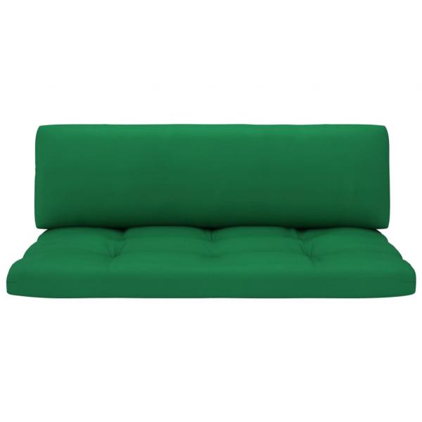 Outdoor-Mittelsofa Paletten Kiefernholz Imprägniert Weiß