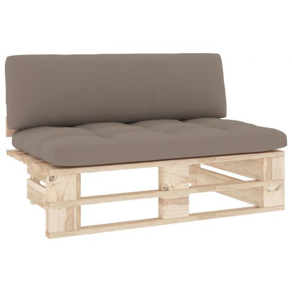 Outdoor-Mittelsofa Paletten Imprägniertes Kiefernholz