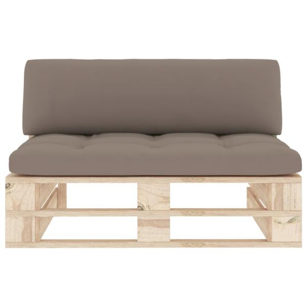 Outdoor-Mittelsofa Paletten Imprägniertes Kiefernholz