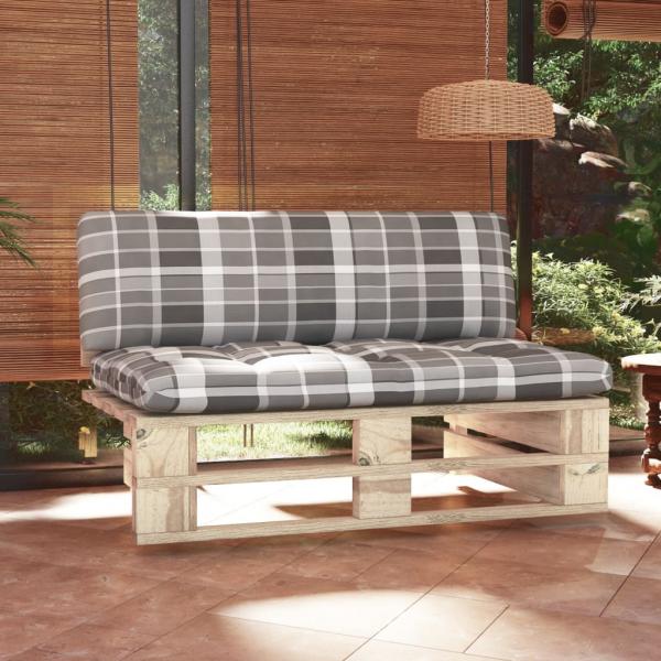 ARDEBO.de - Outdoor-Mittelsofa Paletten Imprägniertes Kiefernholz