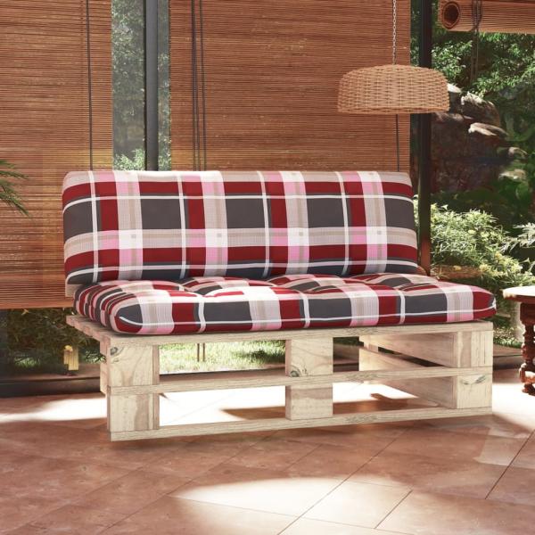 ARDEBO.de - Outdoor-Mittelsofa Paletten Imprägniertes Kiefernholz