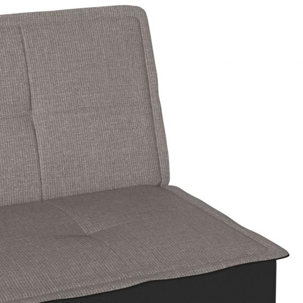 Schlafsofa Taupe Stoff