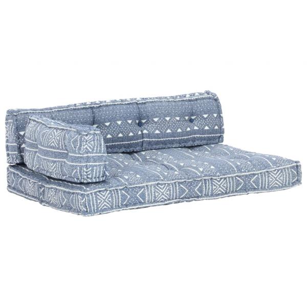 ARDEBO.de - Palettensofa-Auflage Indigo Stoff Patchwork