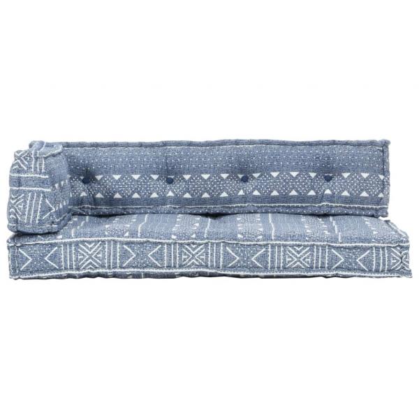 Palettensofa-Auflage Indigo Stoff Patchwork