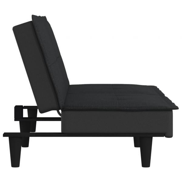 Schlafsofa Schwarz Stoff