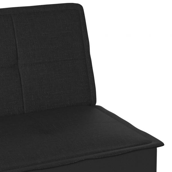 Schlafsofa Schwarz Stoff