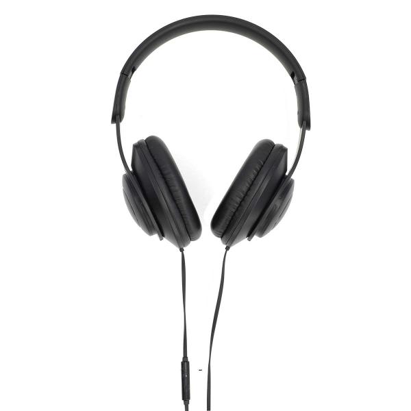 ARDEBO.de - Over-Ear-Kopfhörer Wired | Kabellänge: 1.20 m | Lautstärke-Regler | Schwarz