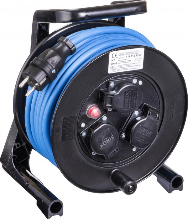 ARDEBO.de - JumboXS-Kabeltrommel 25m H07RN-F 3G1,5 qmm blau