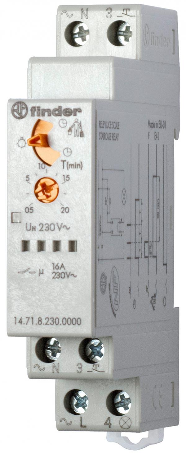 ARDEBO.de - Treppenlicht-Zeitschalter 230V elektronisch o. Abschaltwarng.