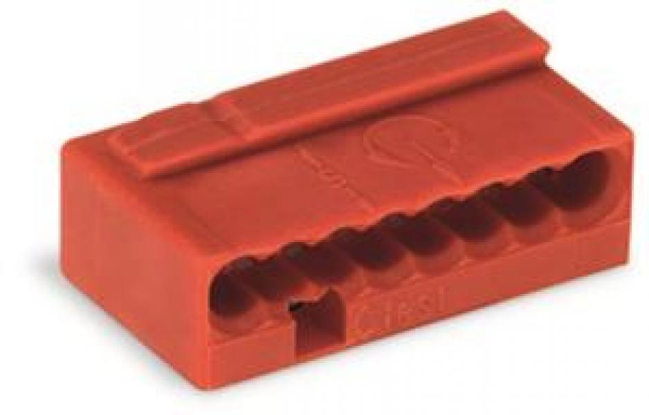 WAGO Kontakttechnik WAGO-Micro-Klemmen 8x0,8qmm Farbe: rot (50 ST)